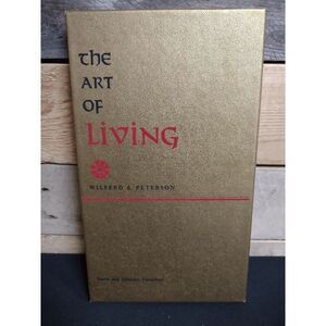 VTG The Art of Living by Wilferd A. Peterson Hardcover Book w/ Slipcase 1961